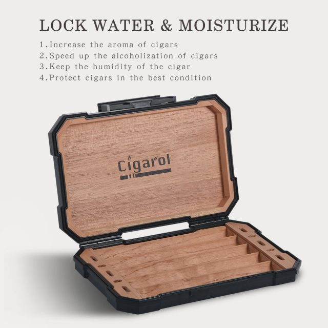 Travel Cigar Humidor – Shockproof and Waterproof